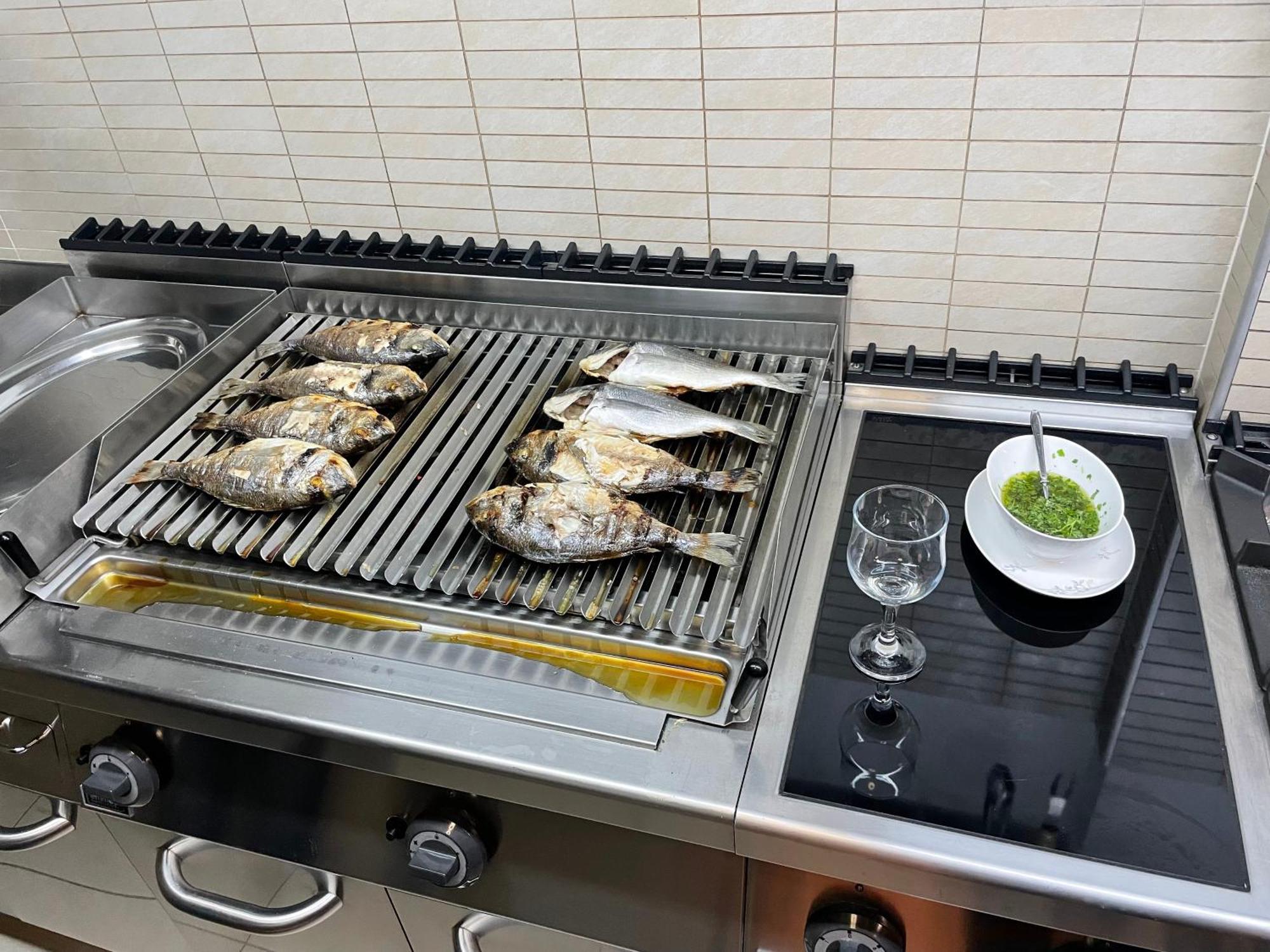 Luxury Seaside Villa With A Classic Mediterranean Olive Garden, A Fully Equipped Professional Kitchen, Pool, Sauna, Padle Boards And Canoe - Miolin Beach House 트로기르 외부 사진